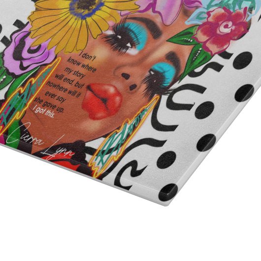 Bloom Glass Cutting Board Snijplank (Hoek)