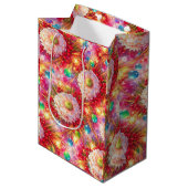 Bloom Glow Magic – Leuchtende Blumen Medium Cadeauzakje (Voorkant Gekanteld)