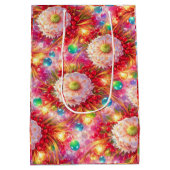 Bloom Glow Magic – Leuchtende Blumen Medium Cadeauzakje (Achterkant)