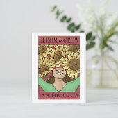 Bloom & Grow in Chico, CA Briefkaart (Staand voorkant)