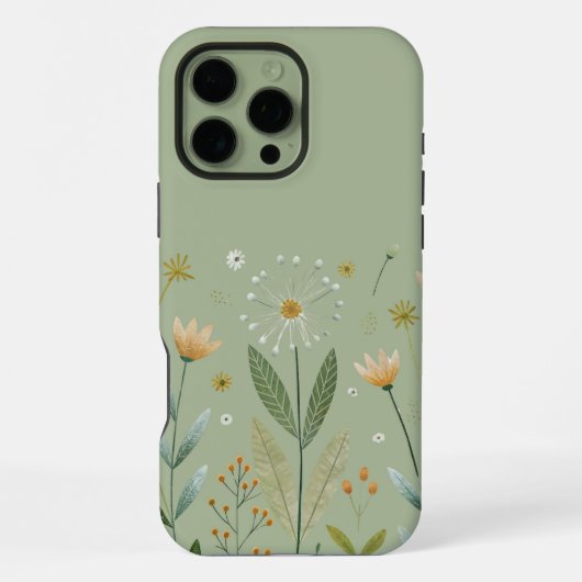 Bloom Grow Minimalist iPhone Hoesje (Achterkant)