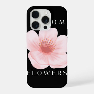 Bloom & Grow Roze Dahlia Bloemige Minimalistische iPhone 15 Pro Case