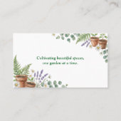 Bloom & Grow Tuinservices Visitekaartje (Achterkant)