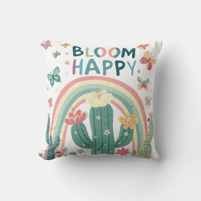 Bloom Happy Kussen (Voorkant)
