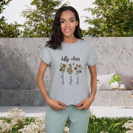 Bloom in Faith - Women's Sunflower Design T-shirt