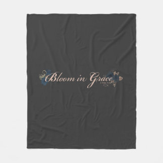 Bloom in Grace Fleece Deken