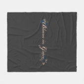 Bloom in Grace Fleece Deken (Voorkant (Horizontaal))
