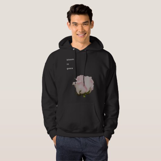 Bloom in Grace New beginning optimistic power flow Hoodie (Voorkant volledig)