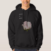 Bloom in Grace New beginning optimistic power flow Hoodie (Voorkant)