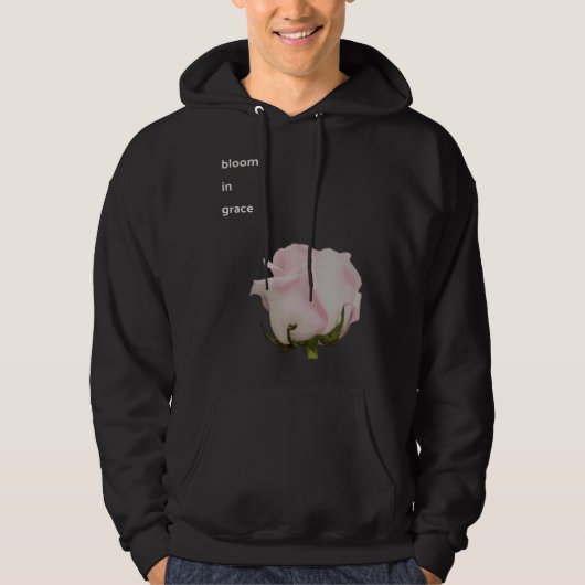 Bloom in Grace New beginning optimistic power flow Hoodie (Voorkant)