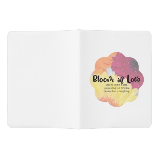 Bloom in Love Notitieblok Extra Groot Moleskine Notitieboekje (Geopend)