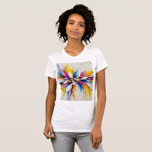 Bloom in Motion T-shirt (Voorkant volledig)