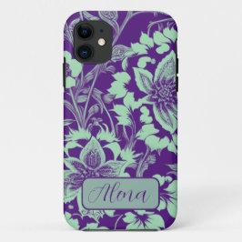 Bloom in Paarse, stijlminimalistische  ventilator Case-Mate iPhone Case