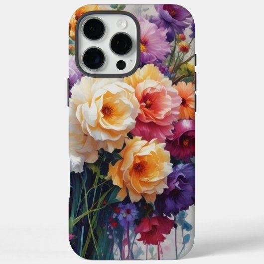 Bloom in Style Gift: Levendige Bloemen voor een Ve Case-Mate iPhone Case (Achterkant)