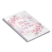  Bloom in Your Own Time Spiral Photo Notebook Notitieboek (Rechterzijde)