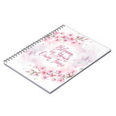  Bloom in Your Own Time Spiral Photo Notebook Notitieboek (Linkerzijde)
