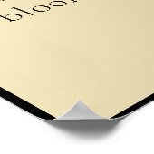 Bloom inspirerend motivatie poster (Hoek)