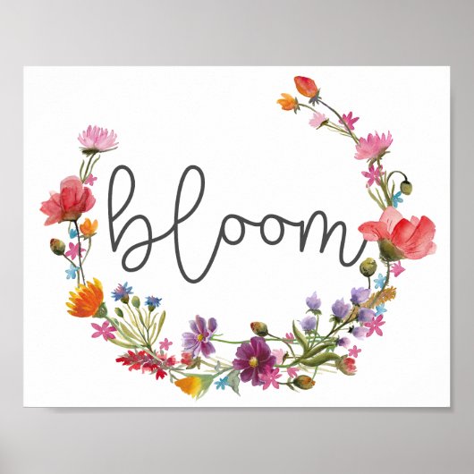 Bloom, Inspirerend prijsopgave Poster (Voorkant)