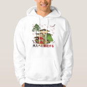 Bloom into adulthood hoodie (Voorkant)