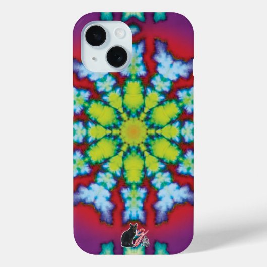 Bloom Kaleidoscope iPhone Case (Achterkant)