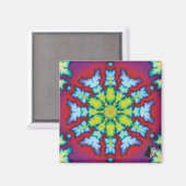 Bloom Kaleidoscope Magnet (Voorkant / Achterkant)