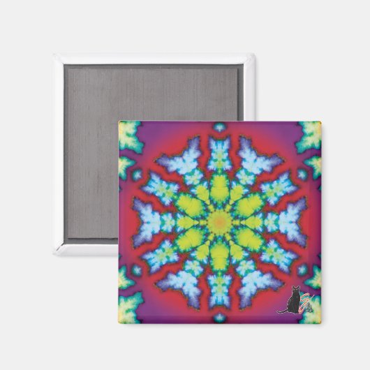 Bloom Kaleidoscope Magnet (Voorkant / Achterkant)