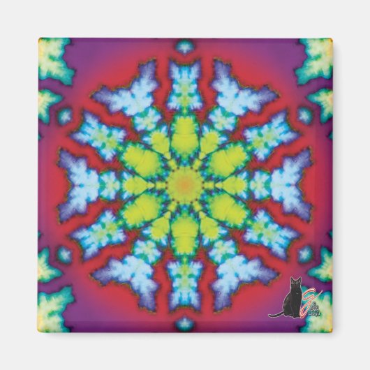 Bloom Kaleidoscope Magnet (Voorkant)