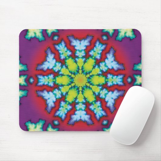 Bloom Kaleidoscope Muismat (Met muis)