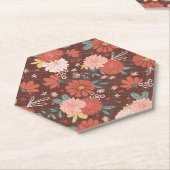 Bloom Kartonnen Onderzetters (Schuin)