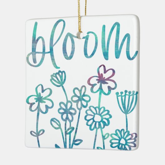 BLOOM KERAMISCH ORNAMENT (Links)