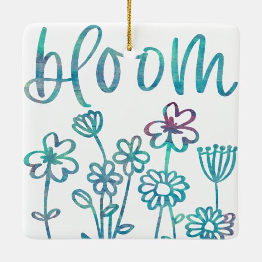 BLOOM KERAMISCH ORNAMENT (Achterkant)