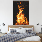 Bloom Like Fire – Motivatie Flame Design Canvas Afdruk (Insitu (Slaapkamer))