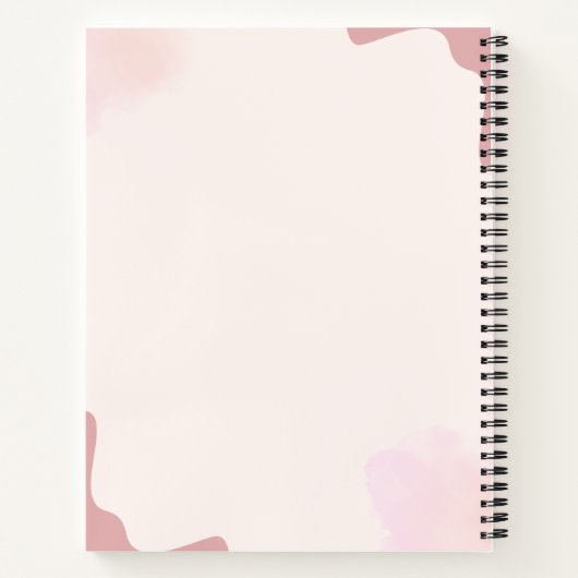 Bloom like never before  notitieboek (Achterkant)