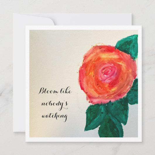 Bloom Like Nobody’s Watching (Voorkant)