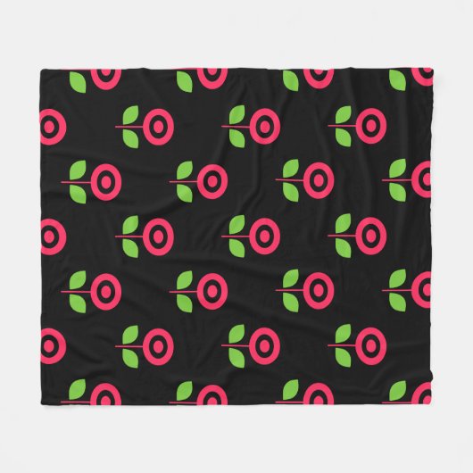 Bloom Loop | BL-05 | Fleece Deken (Voorkant (Horizontaal))
