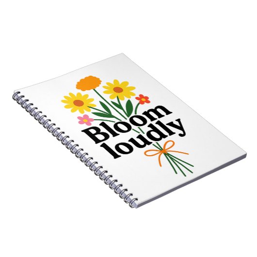 Bloom Loudly  Notitieboek (Rechterzijde)