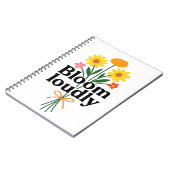 Bloom Loudly  Notitieboek (Linkerzijde)