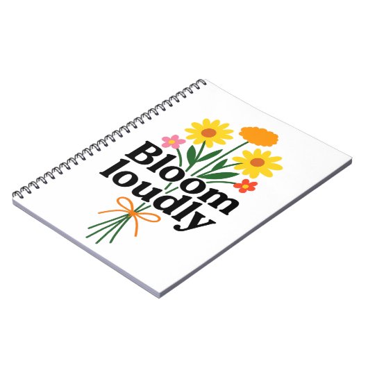 Bloom Loudly Notitieboek (Linkerzijde)