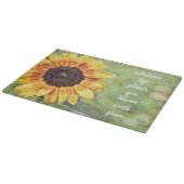 Bloom met Grace Glass Cutting Board Snijplank (Hoek)
