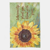 Bloom met Grace keukenhanddoek (Verticaal)