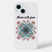 Bloom met Grace: Lente Bloemen Case-Mate iPhone Case (Achterkant)