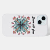 Bloom met Grace: Lente Bloemen Case-Mate iPhone Case (Achterkant (horizontaal))