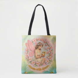Bloom met Grace Tote Bag