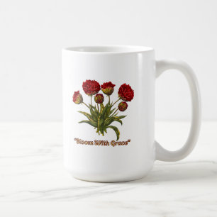 Bloom Met Gratie Bloemstuk   Elegante Botanische C Koffiemok