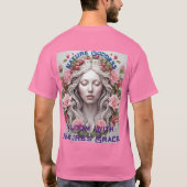 Bloom met Natuur Grace Portrait T-shirt (Achterkant)