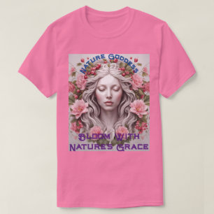Bloom met Natuur Grace Portrait T-shirt