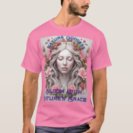 Bloom met Natuur Grace Portrait T-shirt