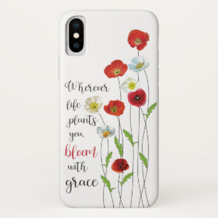 Bloom met Poster van kalkoenbloemen Case-Mate iPhone Case