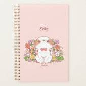 Bloom Mochi en Bloemen Aanpasbare Naam Planner (Voorkant)