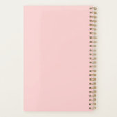 Bloom Mochi en Bloemen Aanpasbare Naam Planner (Achterkant)